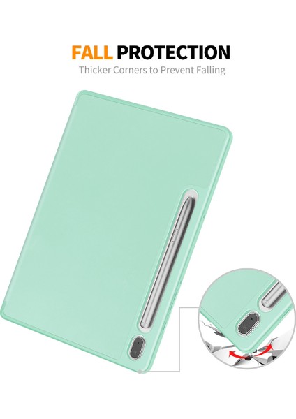 Samsung Galaxy Tab S9 Için Enkay Pu Deri Akıllı Kılıf (Yurt Dışından)