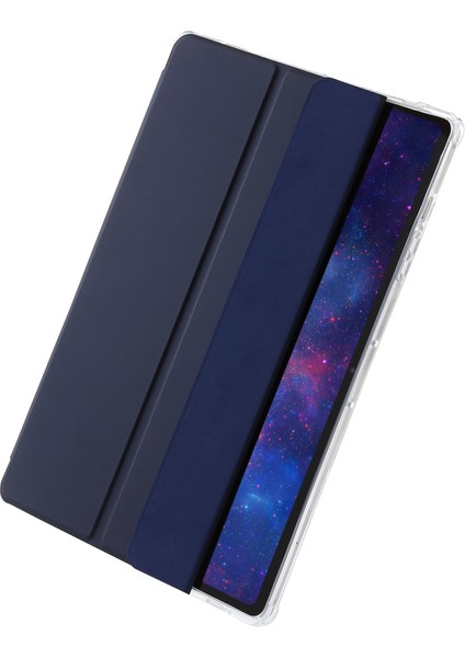 Samsung Galaxy Tab S10 Ultra Için 3 Katlı Pu Kılıf (Yurt Dışından)