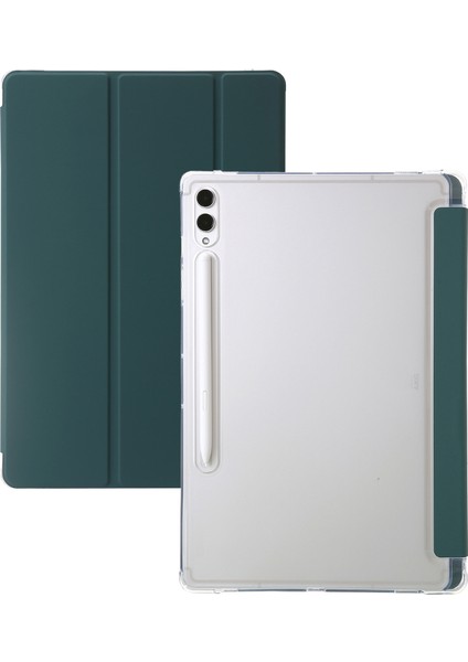 Samsung Galaxy Tab S10 Ultra Için 3 Katlı Pu Kılıf (Yurt Dışından)