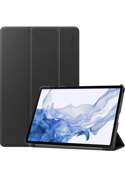 Enkay Pu Deri Standlı Kılıf Samsung Galaxy Tab S9 (Yurt Dışından)