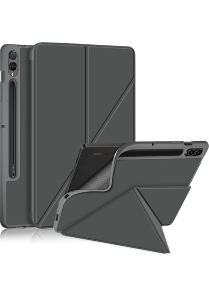 Samsung Galaxy Tab S9 Için Çok Katlanır Deri Tablet Kılıfı (Yurt Dışından)