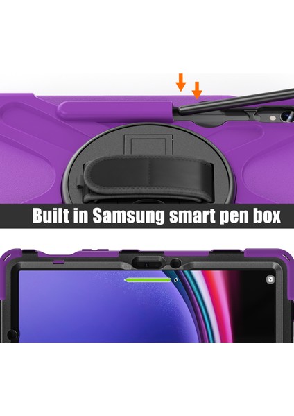 Samsung Galaxy Tab S9 / S8 / S7 Için Tpu + Pc Tablet Kılıfı (Yurt Dışından)