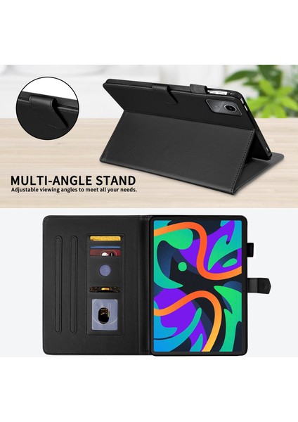 Lenovo Tab M11 / Xiaoxin Pad 11 2024 Için Deri Tablet Kılıfı (Yurt Dışından)