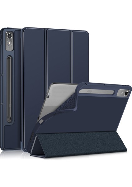 Lenovo Tab P12 12.7 /P12 Pro 2. Nesil Için 3 Katlı Deri Kılıf (Yurt Dışından)