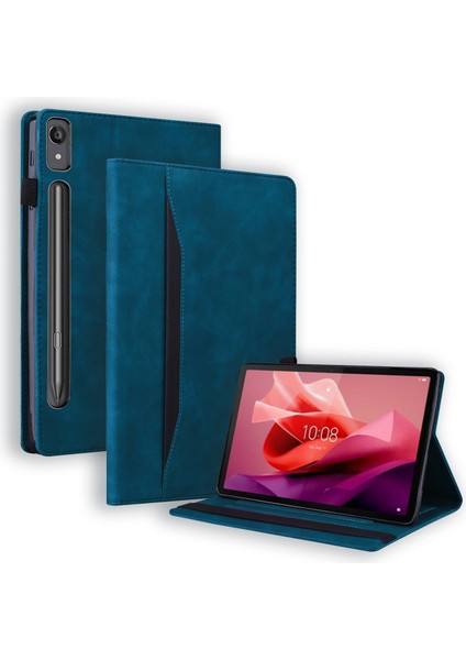 Lenovo Tab P12 12.7 Için Birleştirme Deri Tablet Kılıfı (Yurt Dışından)