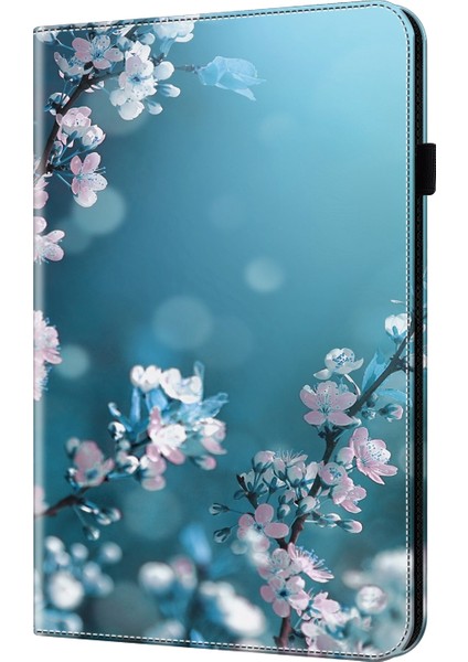 Lenovo Tab M8 4. Nesil Için Boyalı Deri Kılıf (Yurt Dışından)