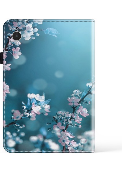 Lenovo Tab M8 4. Nesil Için Boyalı Deri Kılıf (Yurt Dışından)