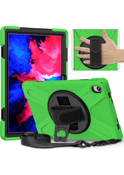 Lenovo Tab P11 Için Silikon + Pc Tablet Kılıfı (Yurt Dışından)