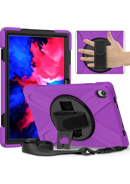 Lenovo Tab P11 Için Silikon + Pc Tablet Kılıfı (Yurt Dışından)