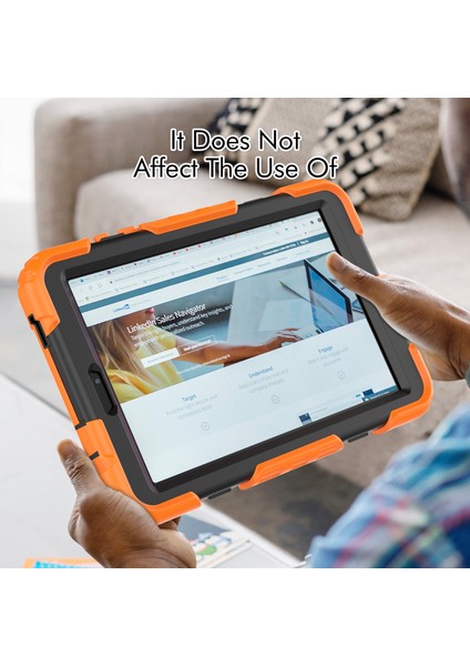 Lenovo Tab M8 4. Nesil Için Silikon Hibrit Pc Kılıfı (Yurt Dışından)
