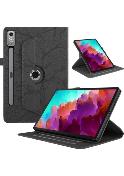 Lenovo Tab P12 / Xiaoxin Pad Pro 12.7 Için Deri Kılıf (Yurt Dışından)