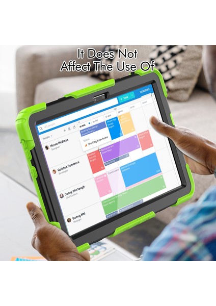 Lenovo Tab M10 10.1 Gen 3rd Için Silikon Hibrit Pc Kılıfı (Yurt Dışından)