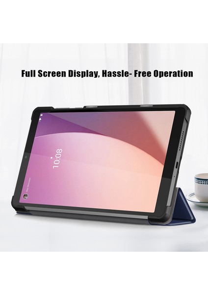 Lenovo M8 4. GENTB-300FU Için Deri Tablet Kılıfı (Yurt Dışından)