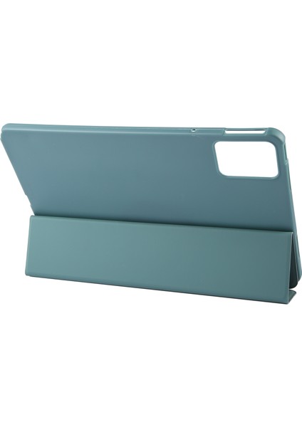 Lenovo Tab P12 12.7 2025 Için 3 Katlı Deri Kılıf (Yurt Dışından)