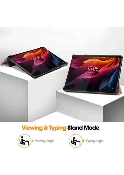 Lenovo Tab K11 Plus Için 3 Katlı Tutucu Tablet Kılıfı (Yurt Dışından)