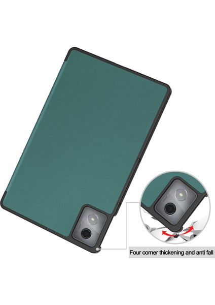 Lenovo Tab K11 Plus Için 3 Katlı Tutucu Tablet Kılıfı (Yurt Dışından)