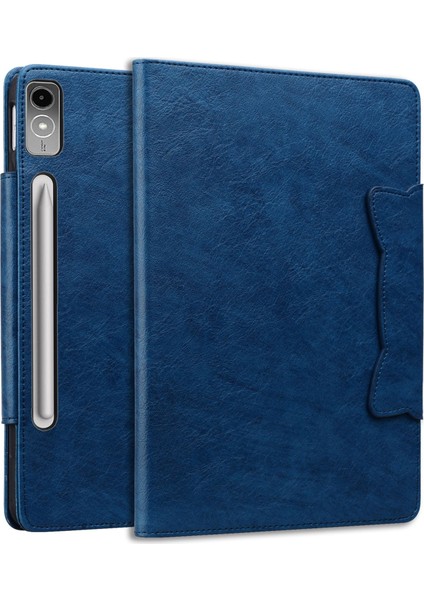 Lenovo Tab P12 Için Kedi Tokalı Kılıf (Yurt Dışından)