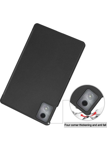 Lenovo Tab K11 Plus Için 3 Katlı Tutucu Tablet Kılıfı (Yurt Dışından)