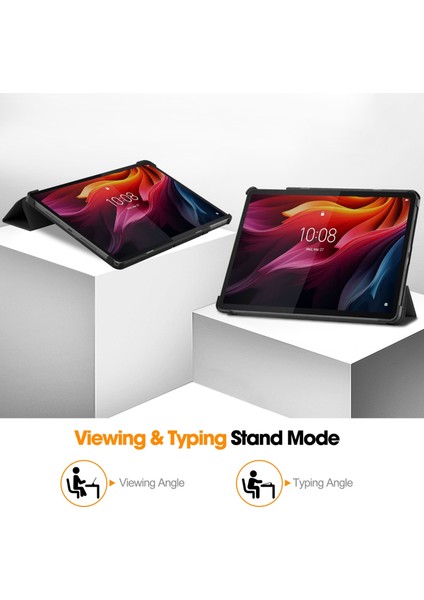 Lenovo Tab K11 Plus Için 3 Katlı Tutucu Tablet Kılıfı (Yurt Dışından)
