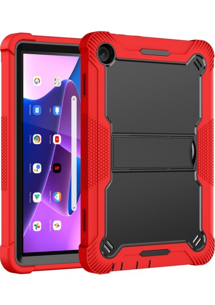 Lenovo Tab M10 3. Nesil / TB328 Için Silikon Hibrit Pc Kılıfı (Yurt Dışından)