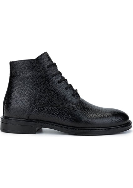 Erkek Deri Siyah Floter Casual Bot 572 9037 Erk Bot SK24-25 Sıyah Fltr