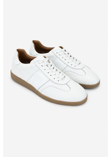 Erkek Deri Beyaz Sneakers & Spor Ayakkabı 1093 2267 Erk Ayk SK24-25 Beyaz Dr