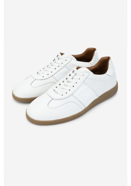 Erkek Deri Beyaz Sneakers & Spor Ayakkabı 1093 2267 Erk Ayk SK24-25 Beyaz Dr