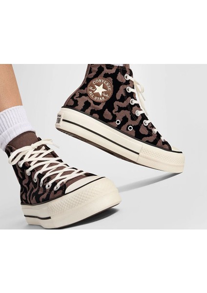Chuck Taylor All Star Lift Kadın Günlük Ayakkabı A12351C Kahverengi fiyatları