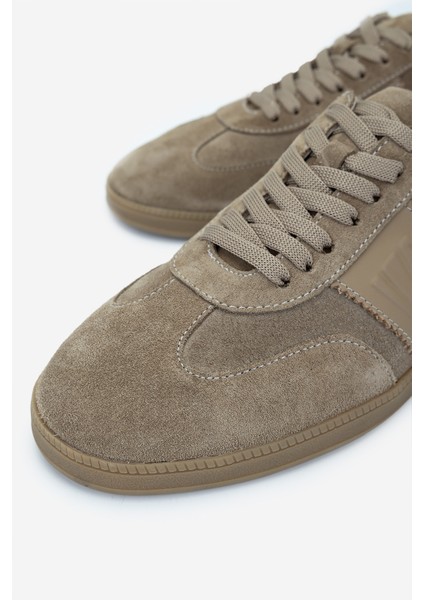 Erkek Hakiki Deri Bej Süet Sneakers & Spor Ayakkabı 1093 2267 Erk Ayk SK24-25 Bej Suet modelleri