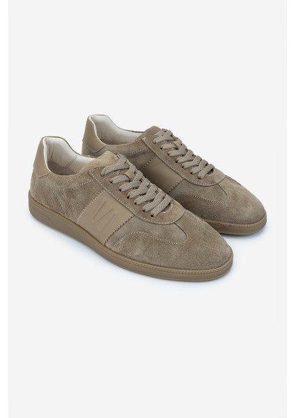 Erkek Deri Bej Süet Sneakers & Spor Ayakkabı 1093 2267 Erk Ayk SK24-25 Bej Suet
