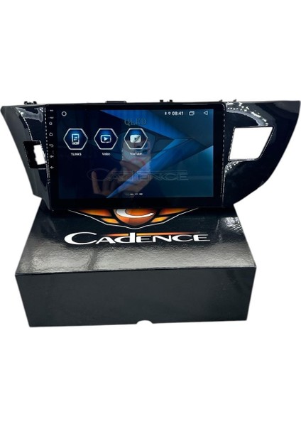 Toyota Corolla 2013-2016 Cadence T5 Işlemcili Profesyonel 360 Cam Destekli Oem Multimedia
