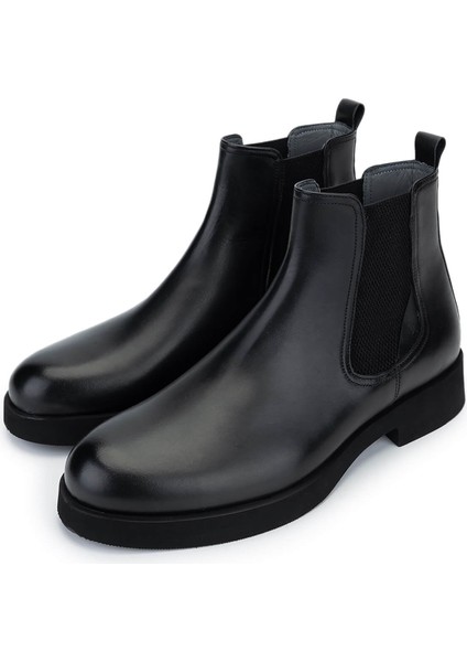 Erkek Siyah Deri Casual Bot 987 133K Erk Bot SK24-25 Sıyah Dr indirimleri