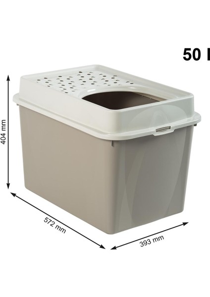 Eco Berty Üstten Girişli Kedi Tuvaleti - Çevre Dostu ve Kolay Temizlenebilir fiyatları