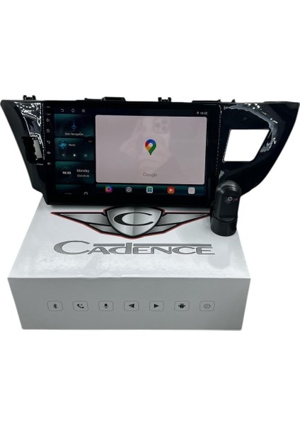 Toyota Corolla 2013-2016 Cadence R15 (Dvr Kayıt Cihazı Hediye) Pro Oem Multimedia