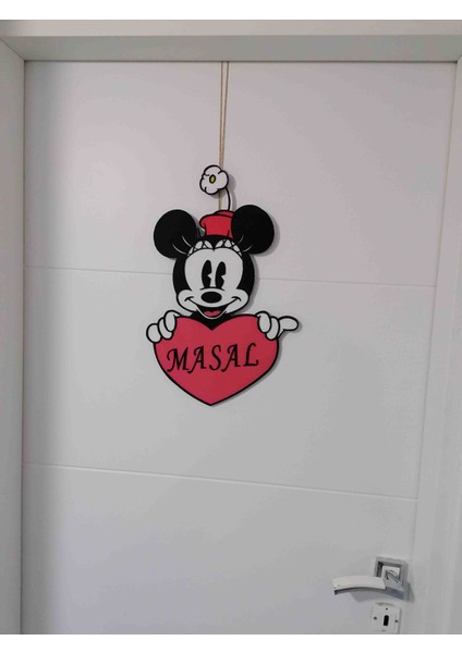 Mini Mause Ahşap Kapı / Duvar Süsü modelleri