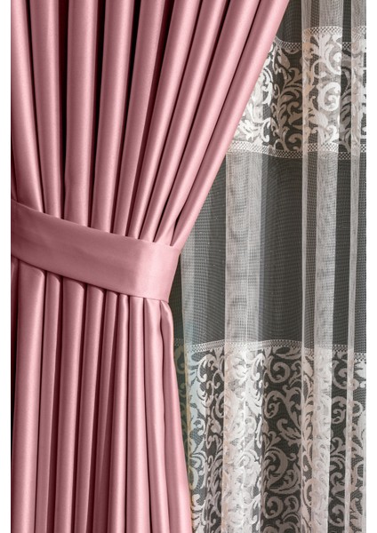 Sık Pileli Mint Blackout Karartma Kumaştan Fon Perde 1 x 3 V09 Tek Kanat fiyatları