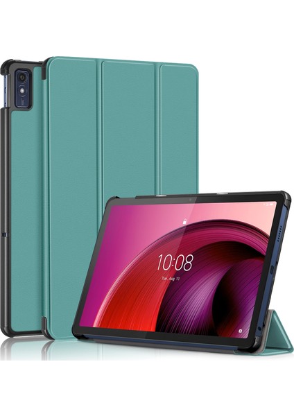 Lenovo Tab M10 5g 10.6 Için Deri Akıllı Tablet Kılıfı (Yurt Dışından)