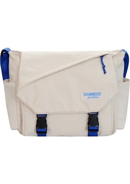 Rahat Kadın Crossbody Çanta Öğrenciler Kanvas Messenger Çanta (Yurt Dışından)