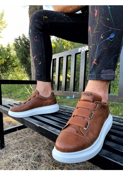 Erkek Sneakers Ayakkabı Taba