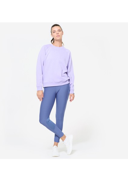 Domyos Kadın Polar Sweatshirt - Eflatun fiyatları