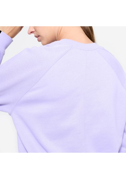 Domyos Kadın Polar Sweatshirt - Eflatun indirimleri