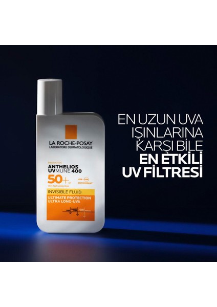 La Roche-Posay Anthelios Uvmune 400 Fluid SPF50+ Güneş Kremi 50 ml modelleri