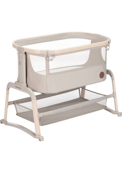 Iora Air Sallanabilen Ahşap Görünümlü Anne Yanı Beşik Beige Eco fiyatları