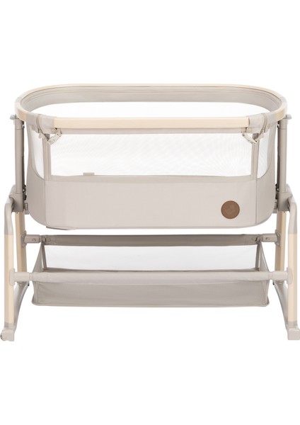 Iora Air Sallanabilen Ahşap Görünümlü Anne Yanı Beşik Beige Eco fırsatları