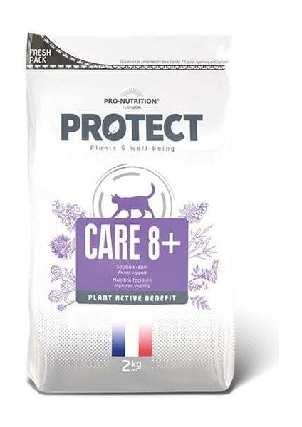 Protect Care 8+ Böbrek Yetmezliği Olan Kediler Için Yetişkin Kedi Maması 2 kg