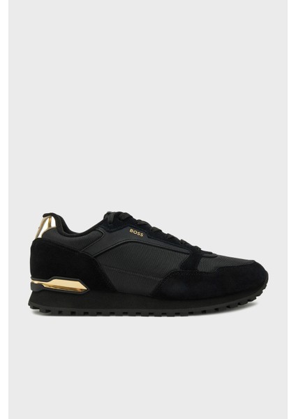 Logolu Süet Detaylı Sneaker Ayakkabı Erkek Ayakkabı 50523221 007