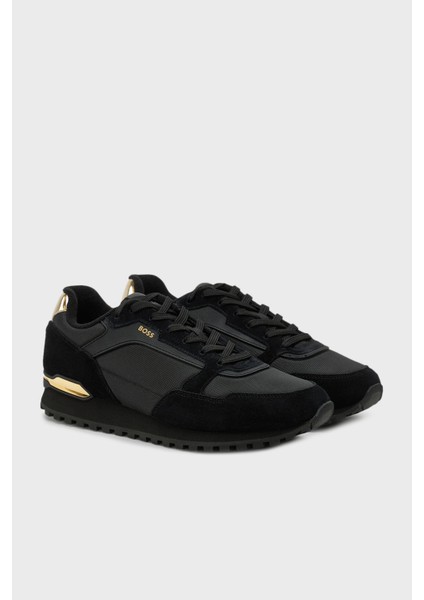 Logolu Süet Detaylı Sneaker Ayakkabı Erkek Ayakkabı 50523221 007