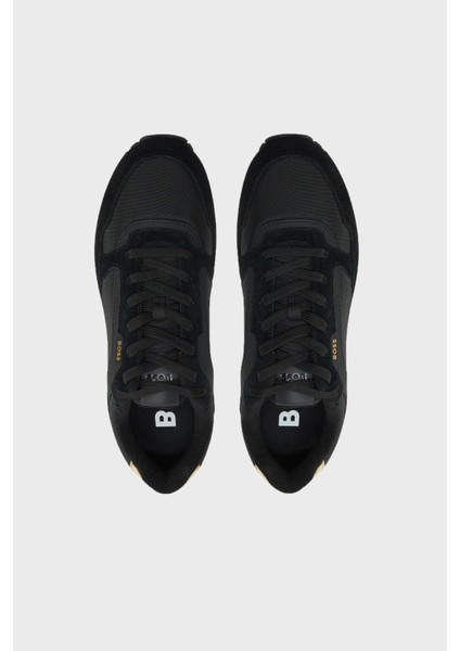 Logolu Süet Detaylı Sneaker Ayakkabı Erkek Ayakkabı 50523221 007