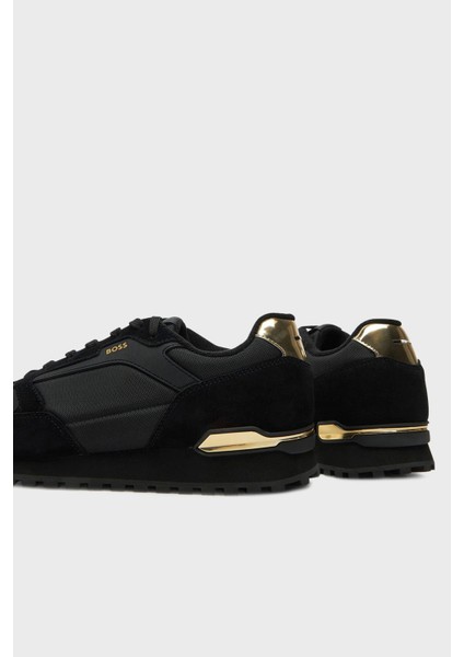 Logolu Süet Detaylı Sneaker Ayakkabı Erkek Ayakkabı 50523221 007