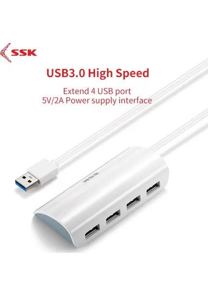 USB 4in1 Hub Adaptör USB 3.0 Çoğaltıcı